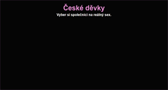 Desktop Screenshot of ceske-devky.cz